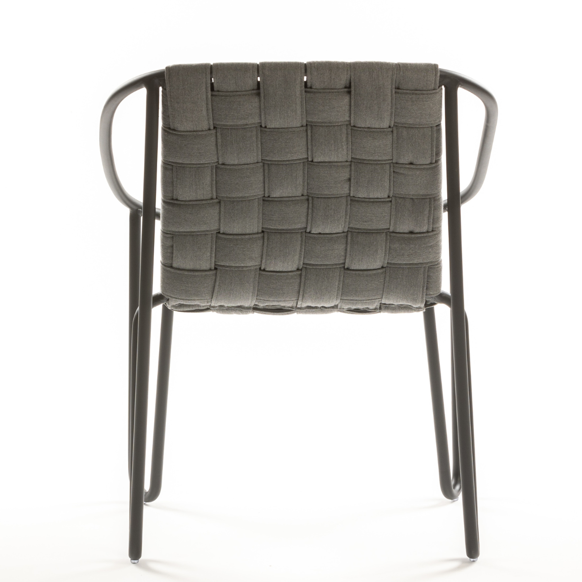 DL JARDINA Grey modern Water-repellent fabric chair